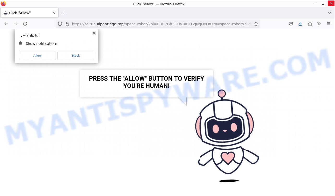 Alpenridge.top Virus Removal Guide