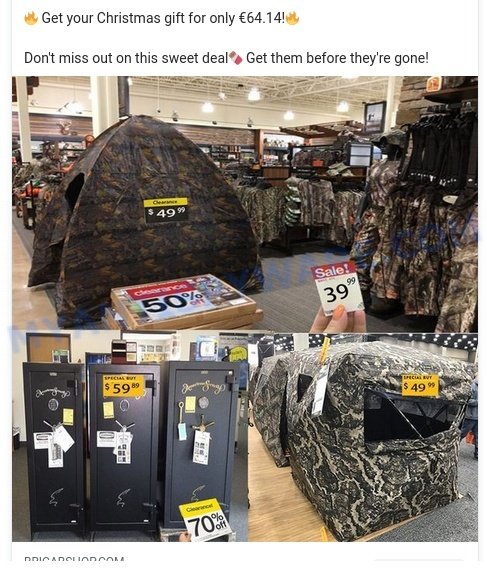 Bricabshop.com fake Bass Pro Shops scam ads