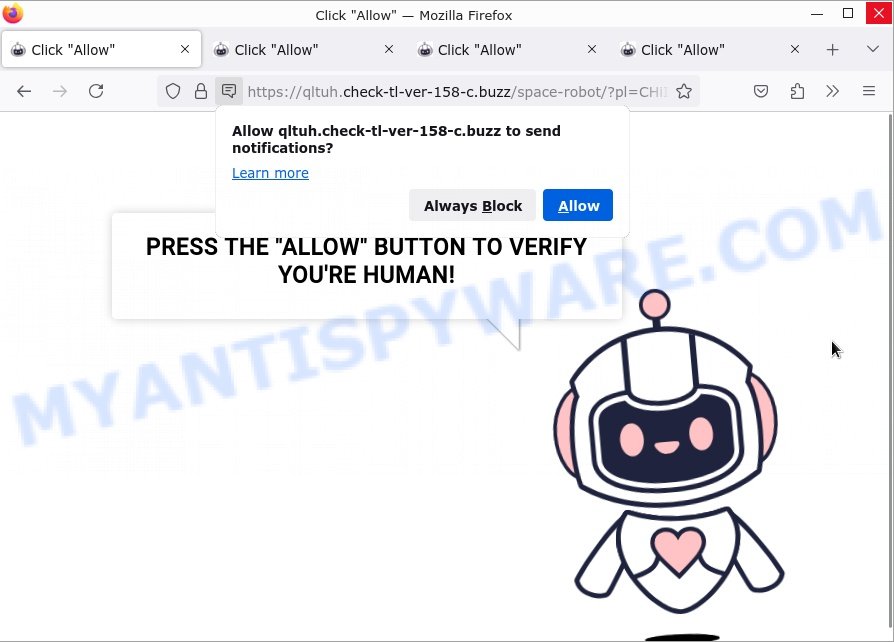 How to remove Check-tl-ver-158-c.buzz pop-up ads