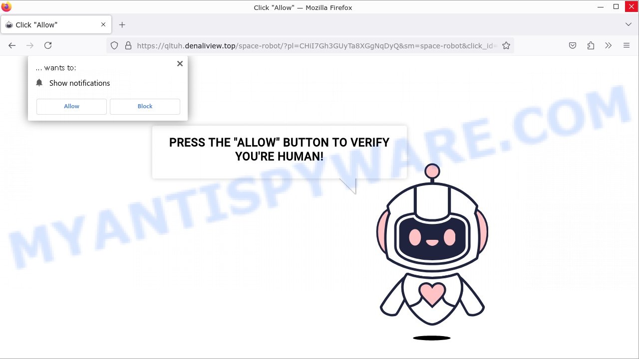 How to remove Denaliview.top pop-up ads