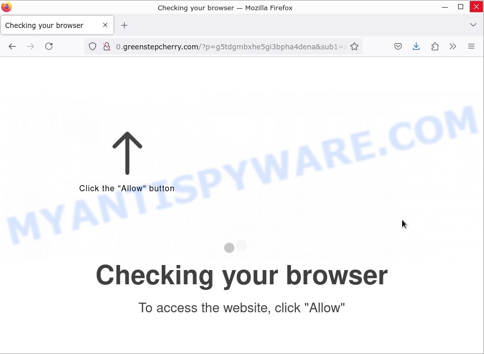 Greenstepcherry.com Virus Removal Guide