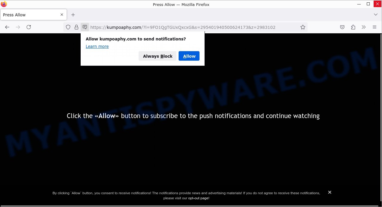 How to remove Kumpoaphy.com pop-up ads