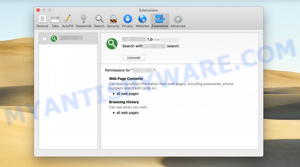 ArchiveAccess Mac Adware Virus extension
