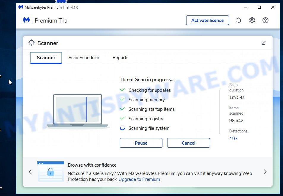 MalwareBytes for MS Windows locate adware that causes multiple unwanted pop-ups
