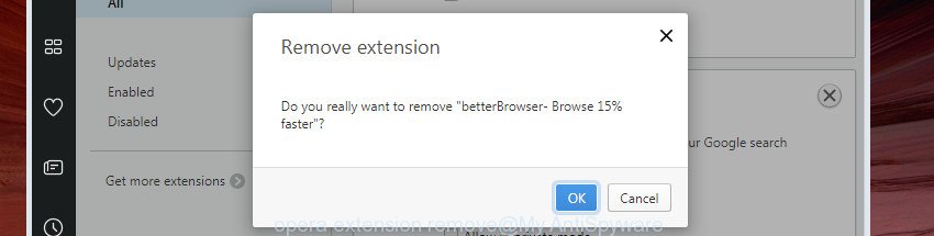 opera extension remove