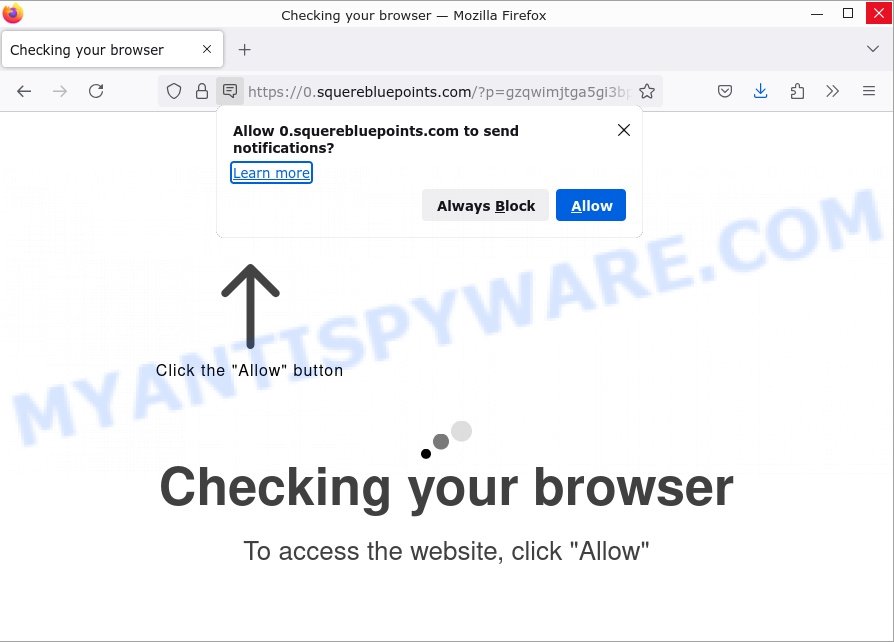 Squerebluepoints.com Virus Removal Guide
