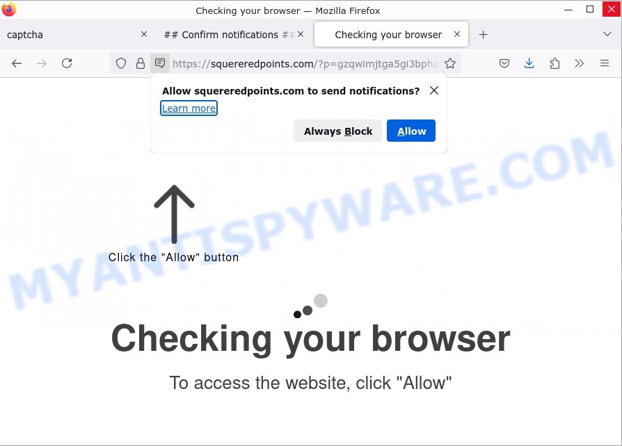 How to remove Squereredpoints.com pop-up ads