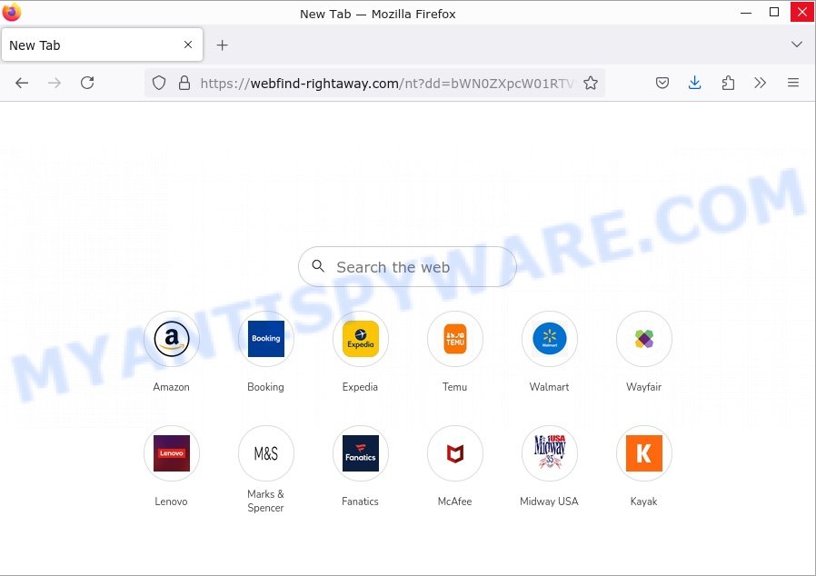 Remove Webfind-rightaway.com Redirect: Chrome, Edge, Firefox