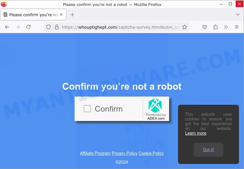 Whouptighept.com Virus Removal Guide
